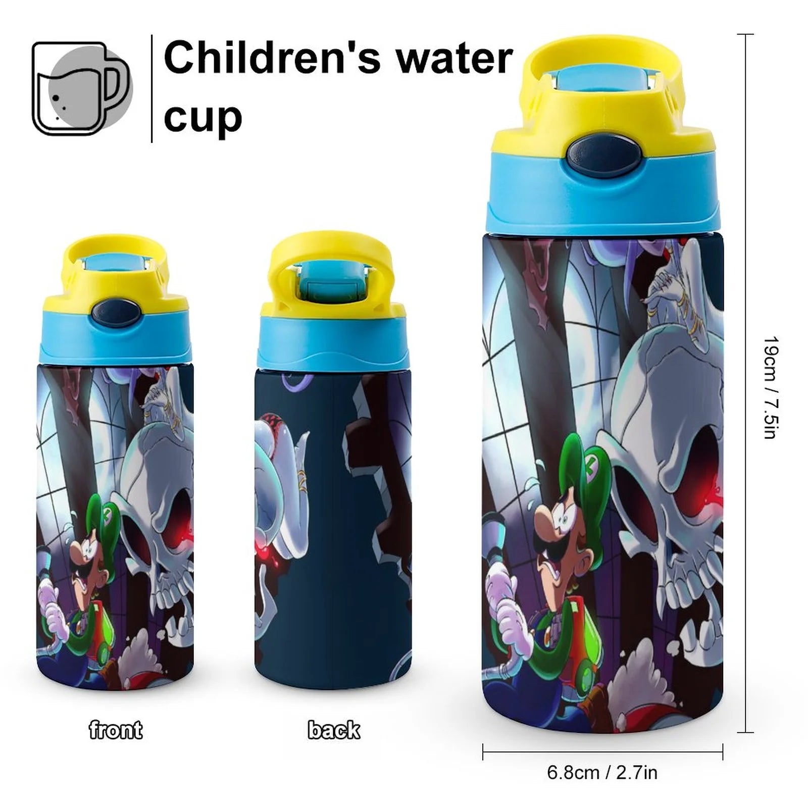 Insulated Stainless Steel Water Bottle with Straw M1612