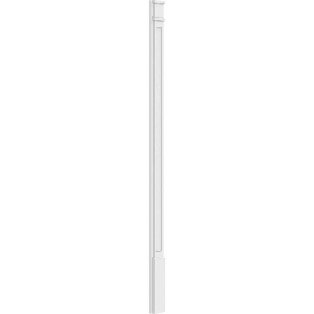 Flat Panel PVC Pilaster with Capital and Base (Pair) K172