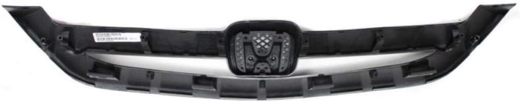 Black Grille Assembly for Honda Civic Coupe Plastic Pack of 2 D804239