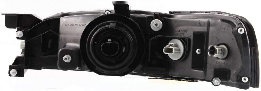 Nissan Altima Headlight Assembly 2000 2001 Passenger Side Halogen H2437