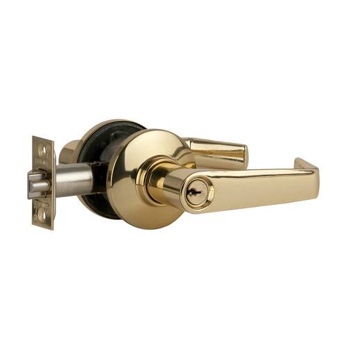 Satin Brass Entrance Door Leverset E2507