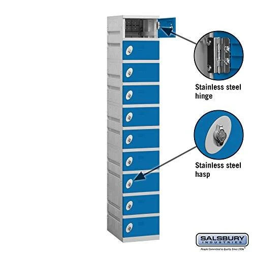 10-Tier Plastic Lockers V1546