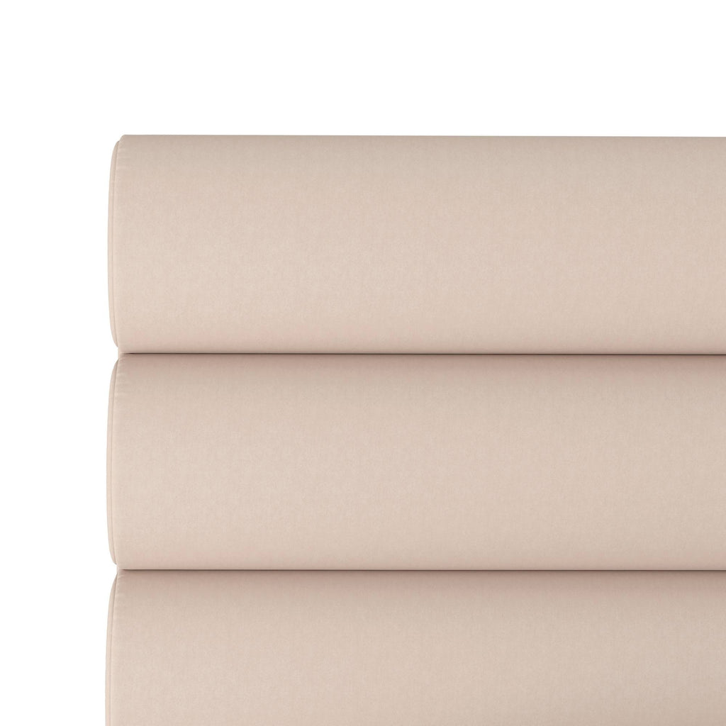 Full Velvet Ivory Bed P6079