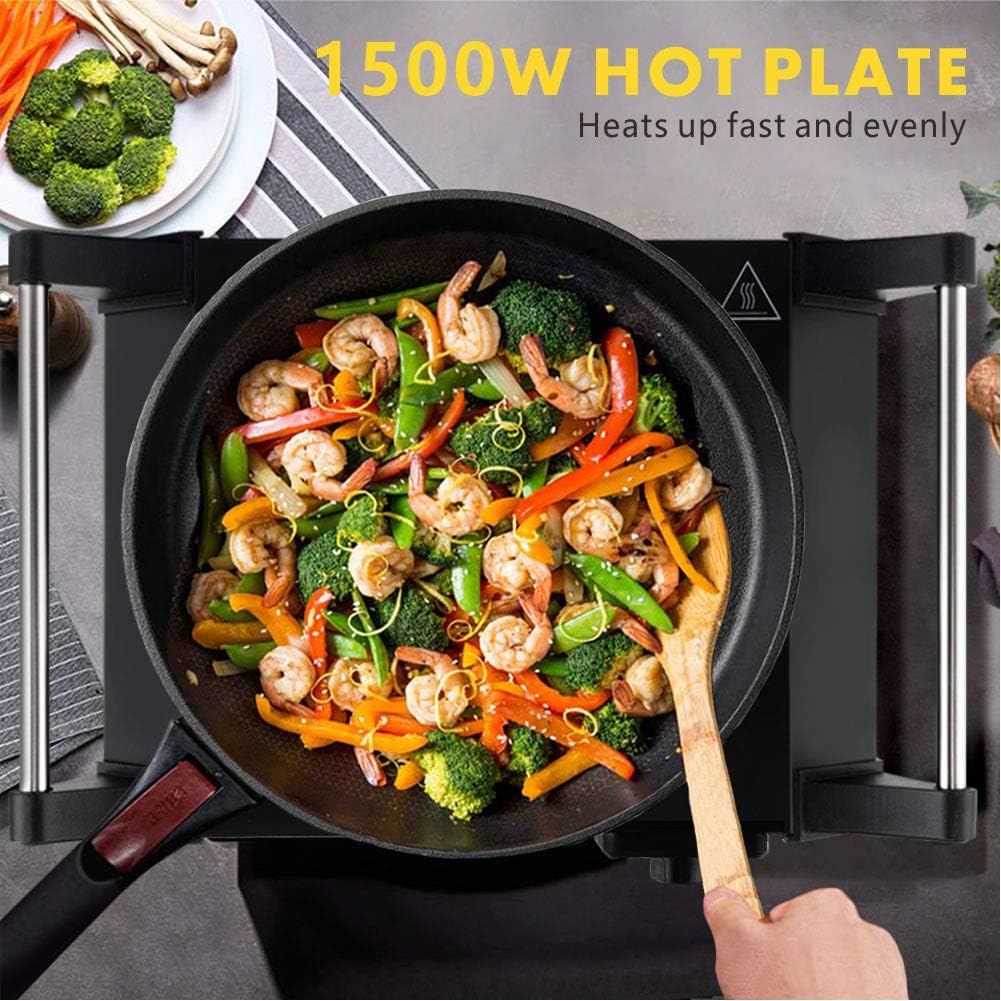 1500W Portable Electric Single Burner Hot Plate W74561