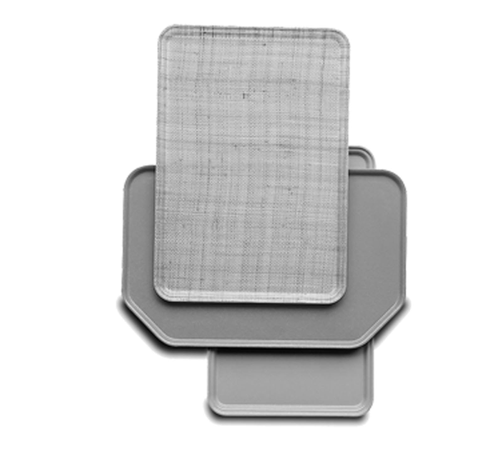 Swirl Gray 13 inch Square Fiberglass Camtray M15303
