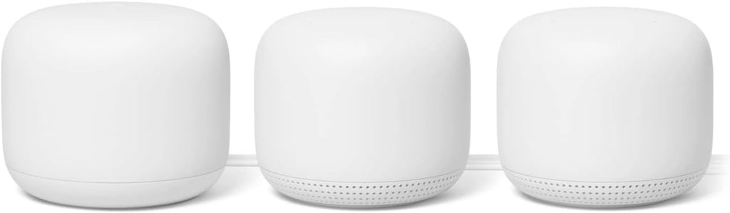 Google Nest WiFi Router 3 Pack Mesh Wi-Fi Routers (Renewed) P56530