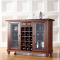 Vintage Mahogany Sliding Top Bar Cabinet H7910
