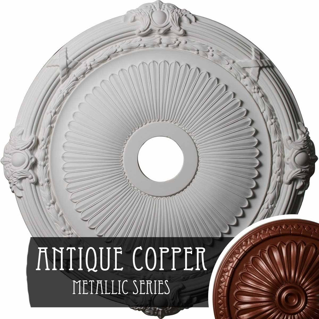 Golden Oak Finished Ceiling Medallion U365