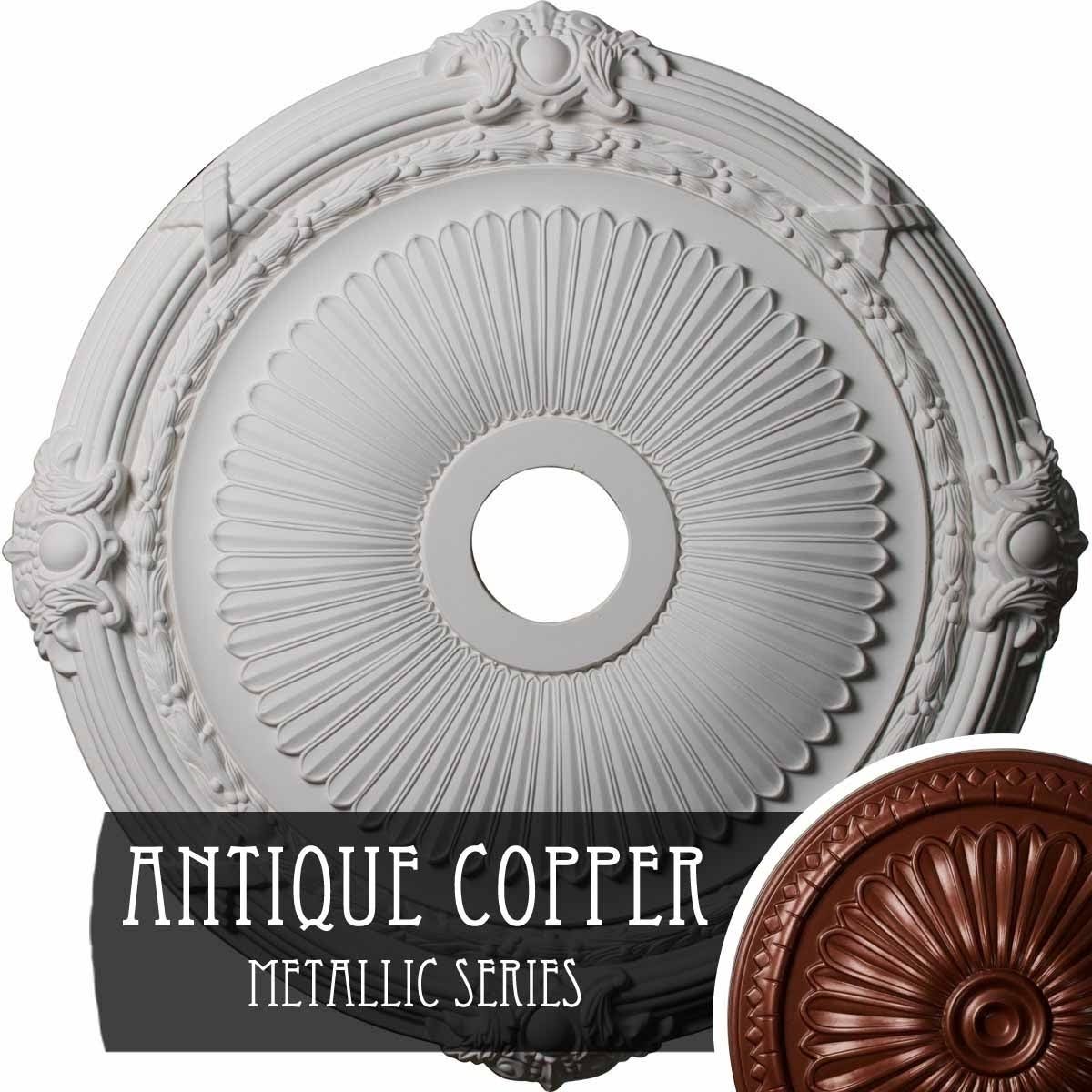 Golden Oak Finished Ceiling Medallion U365
