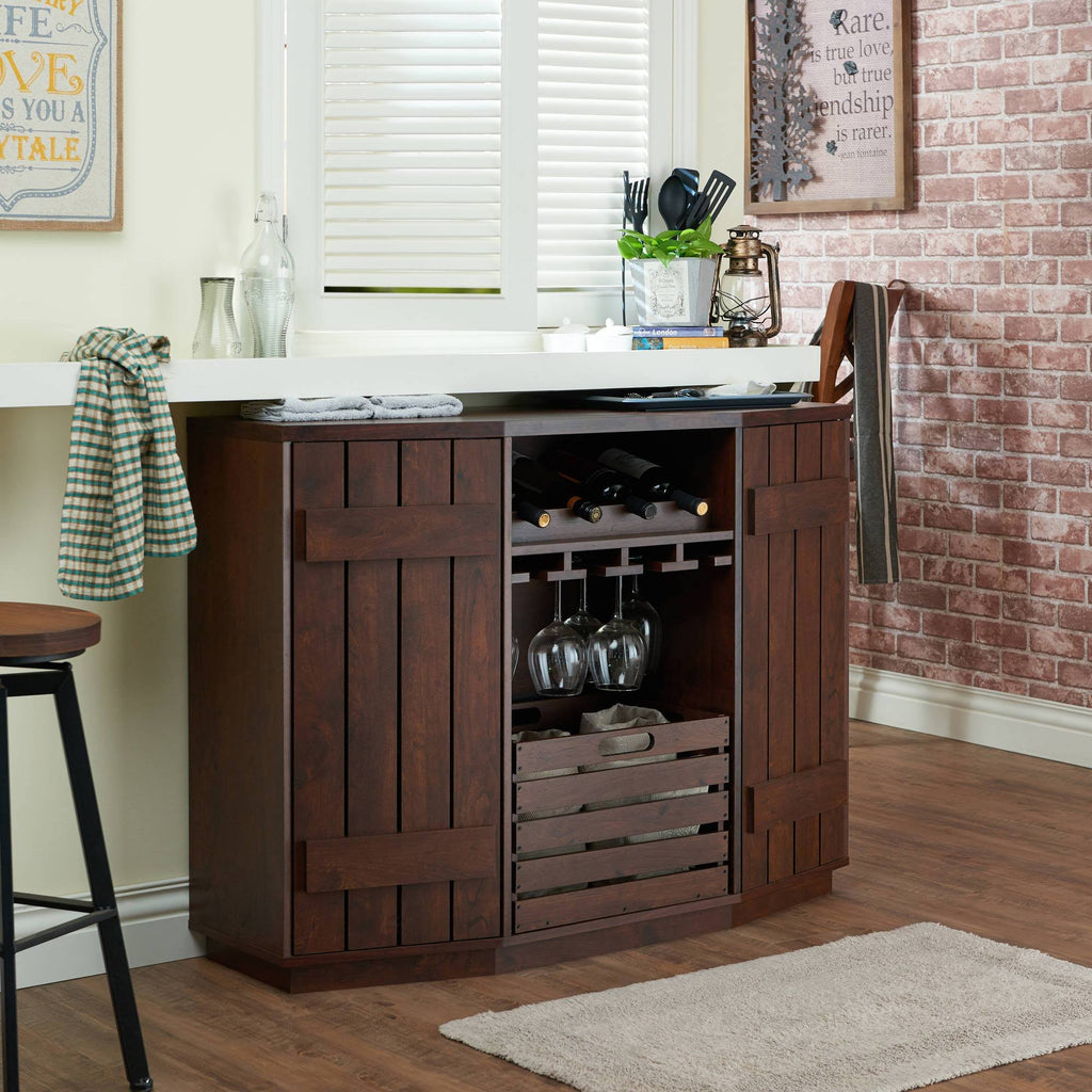 Vintage Walnut Multi-Storage Buffet V20612