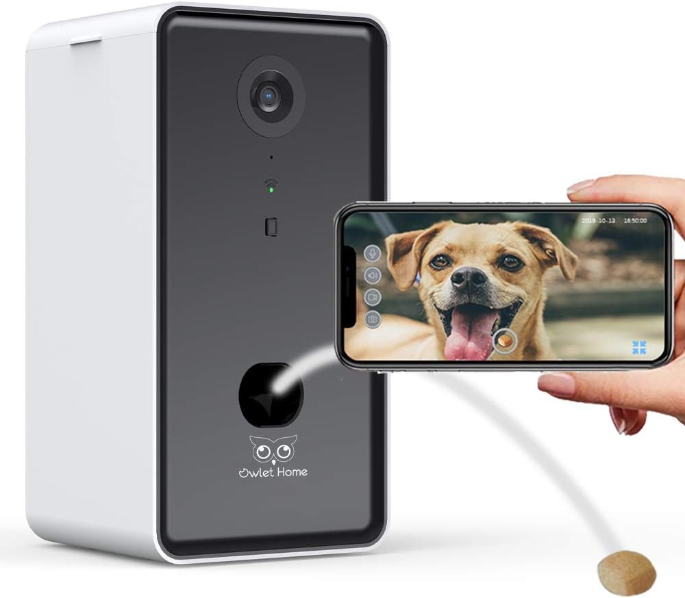 Pet Camera with Treat Dispenser, 1080P, WiFi, Night Vision, 2-Way Audio K689335