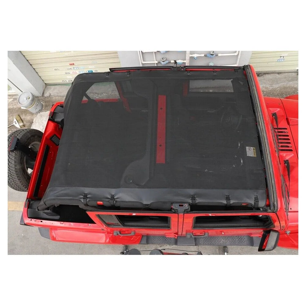 Top Bikini Roof Full Cover Sunshade Mesh Accessor 4Door Y16062