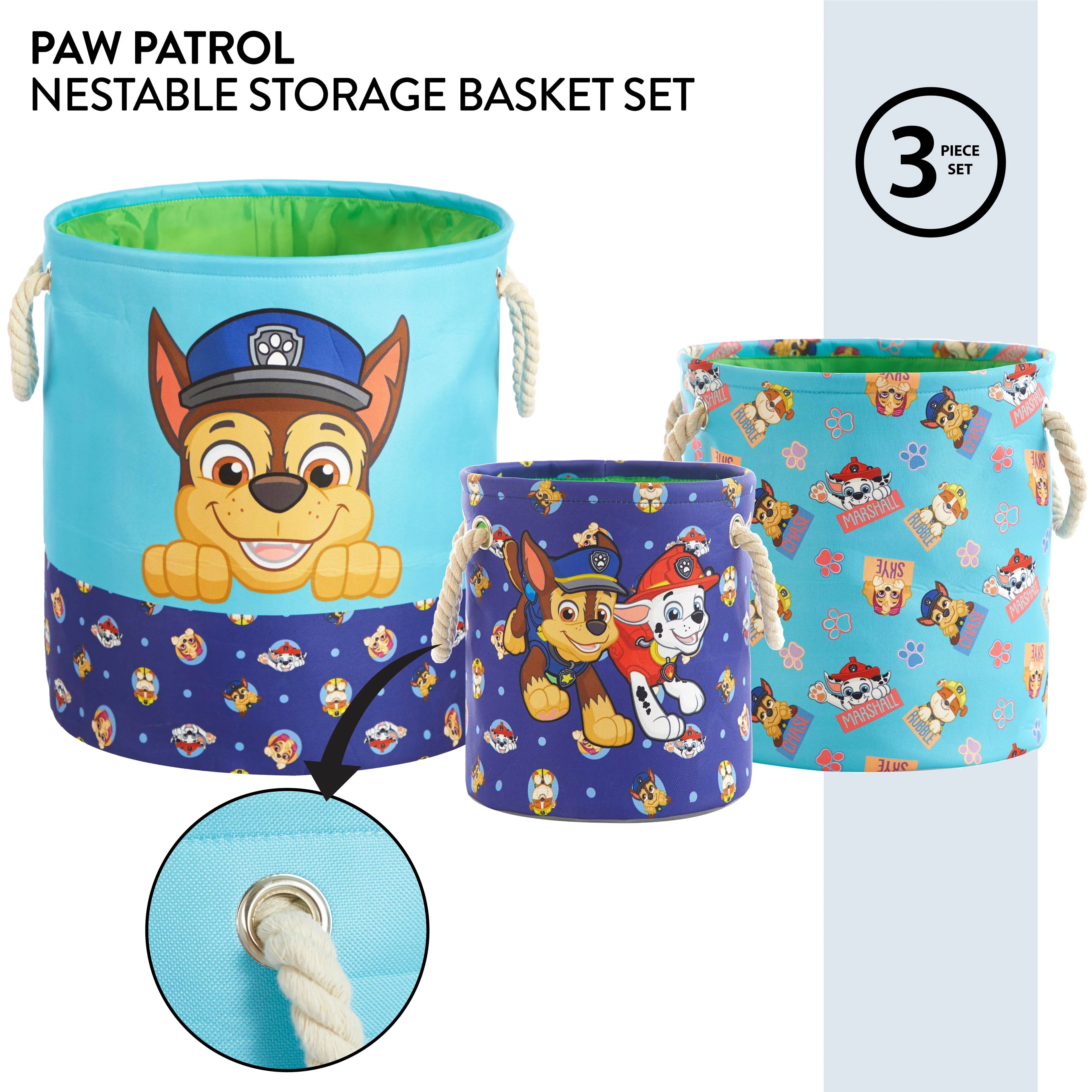 3-Piece Fabric Nestable Storage Bin Set U35945