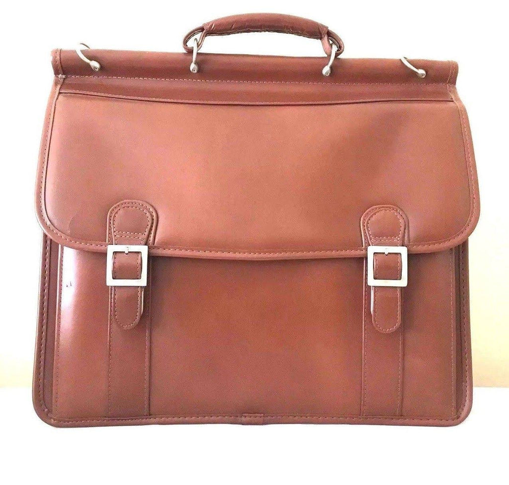 Brown Double Compartment Laptop Case P68219