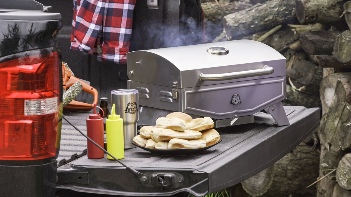 Silver Propane Portable Gas Grill Z60860