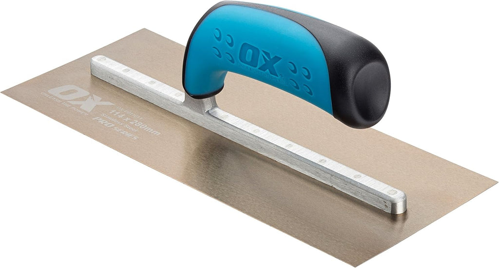 4.75" x 14" Stainless Steel Plaster Finishing Trowel, Pack of 2 N577