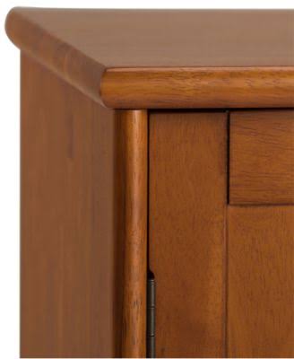 Teak Brown 2 Door Accent Cabinet G388