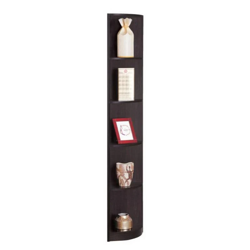 Corner Bookcase with 5 Open Shelves E372667