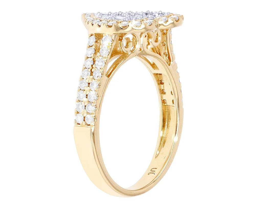 14K Yellow White Gold Diamond Engagement Ring U93367