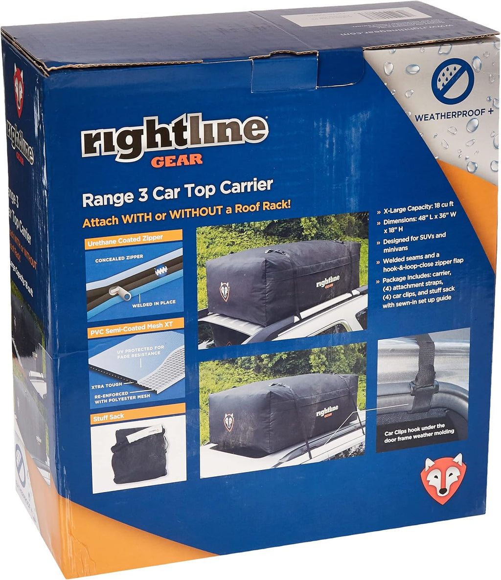 15 cu ft Weatherproof Car Top Carrier O481510