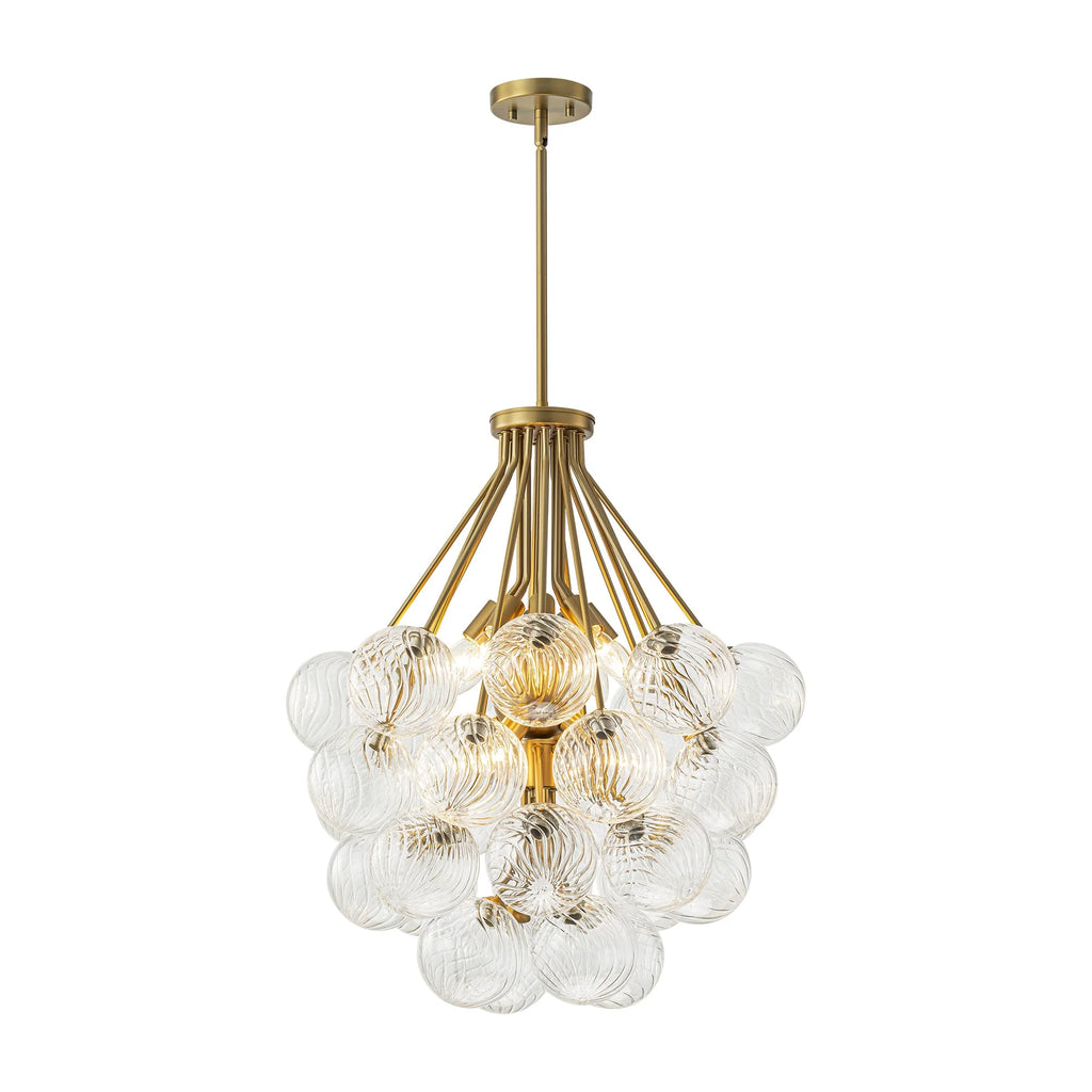 12-Light Glass Globe Sputnik Chandelier C24731