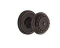 Classic Rosette Passage Door Knob, Timeless Bronze E5068