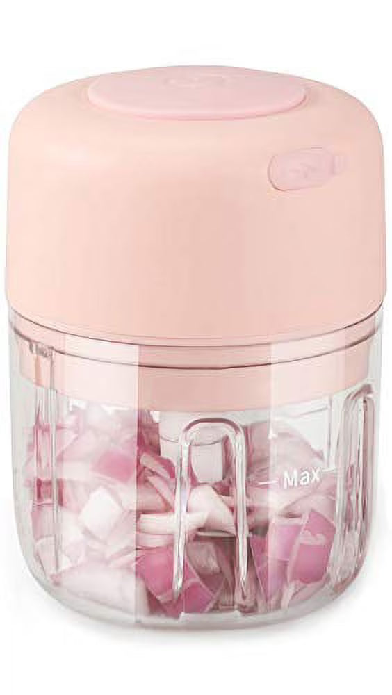 Pink 1 Cup 250ML Mini Food Chopper Q596