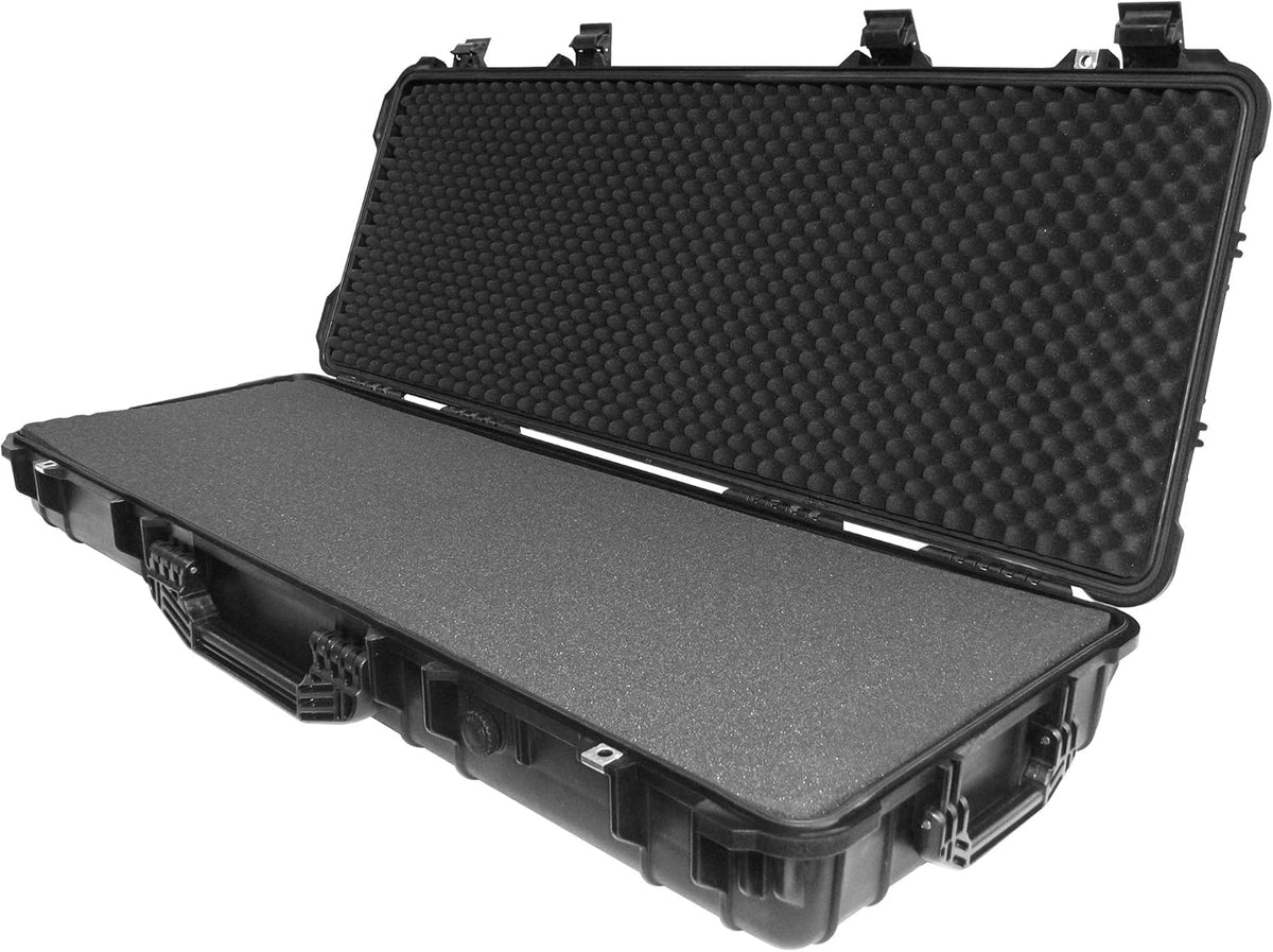 Black Hard Protective Watertight Camera Case with Foam Z904
