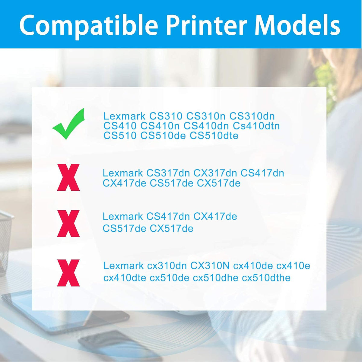 Compatible Toner Cartridge 4-Pack KCMY W983