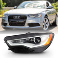 2012-2015 Audi A6 S6 LED DRL Projector Headlight Assembly Driver Side J2609
