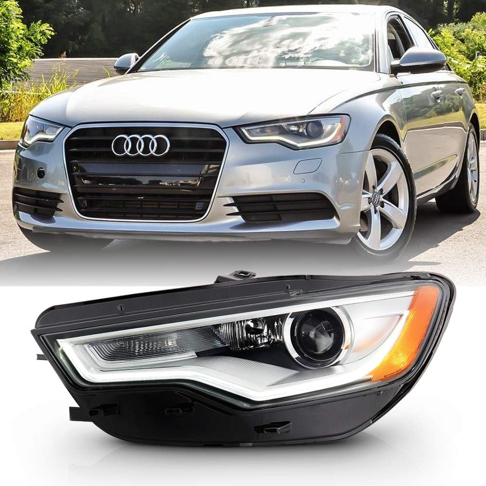 2012-2015 Audi A6 S6 LED DRL Projector Headlight Assembly Driver Side J2609