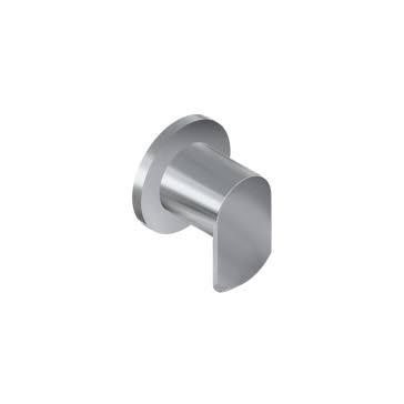 Brushed Nickel Round Stop/Volume Trim Plate N742