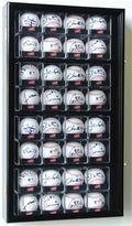 Cherry Baseball Display Case Cabinet S105