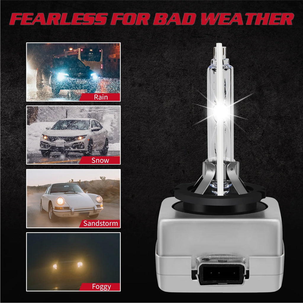 D1S Xenon HID Headlight Bulbs 6000K 2Pcs L401