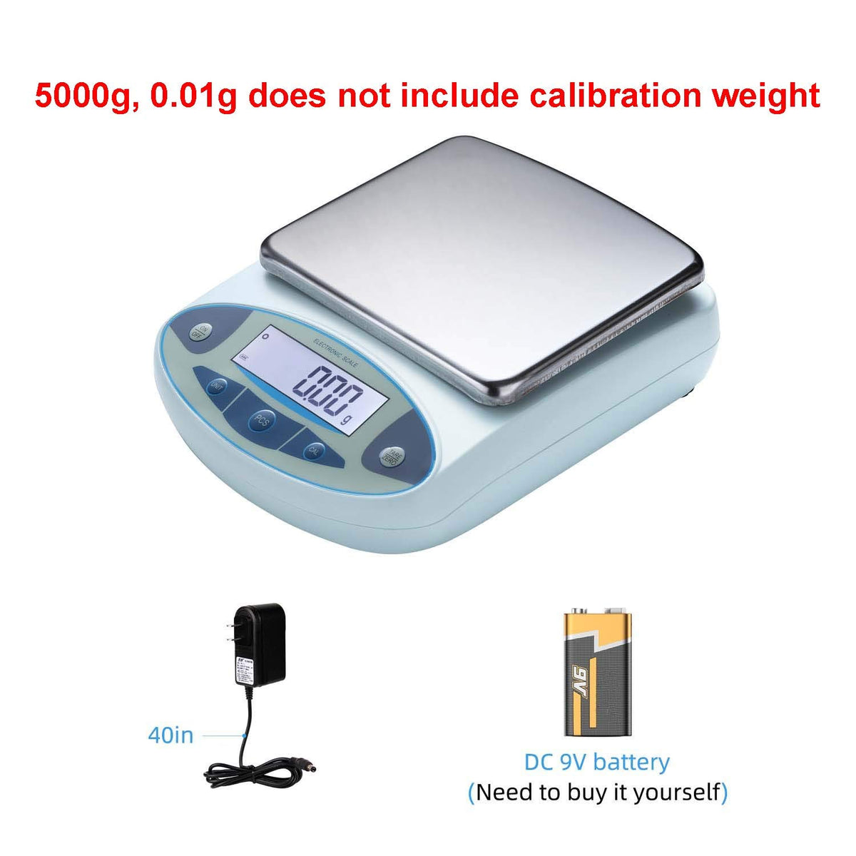 0.01g Accuracy 5000g Lab Scale G9792