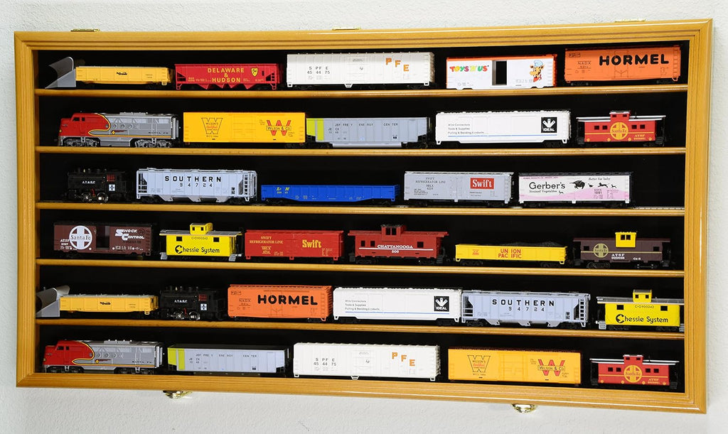 Cherry Display Case Cabinet Wall Rack Z72800