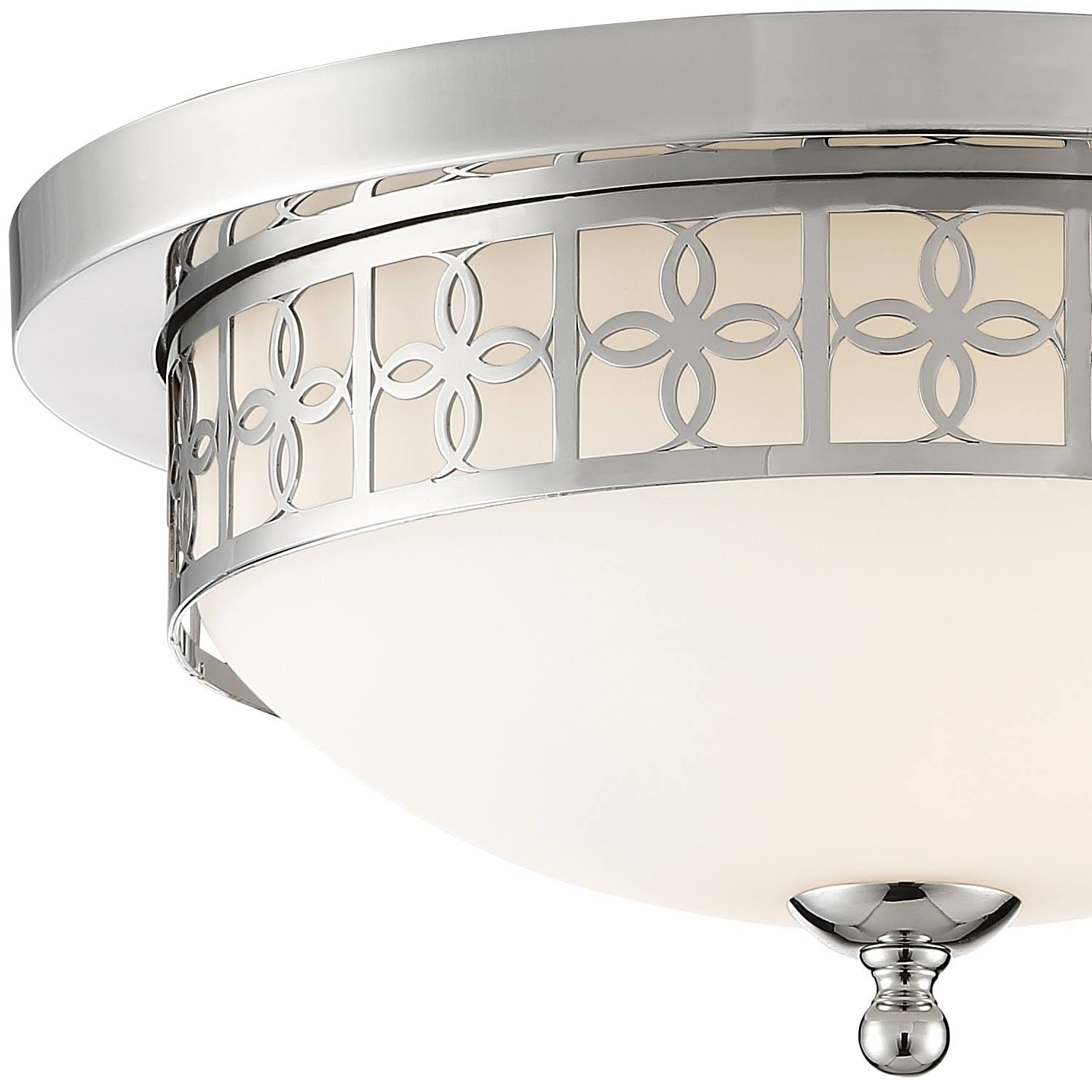 Polished Nickel 2 Light Ceiling Mount E612471