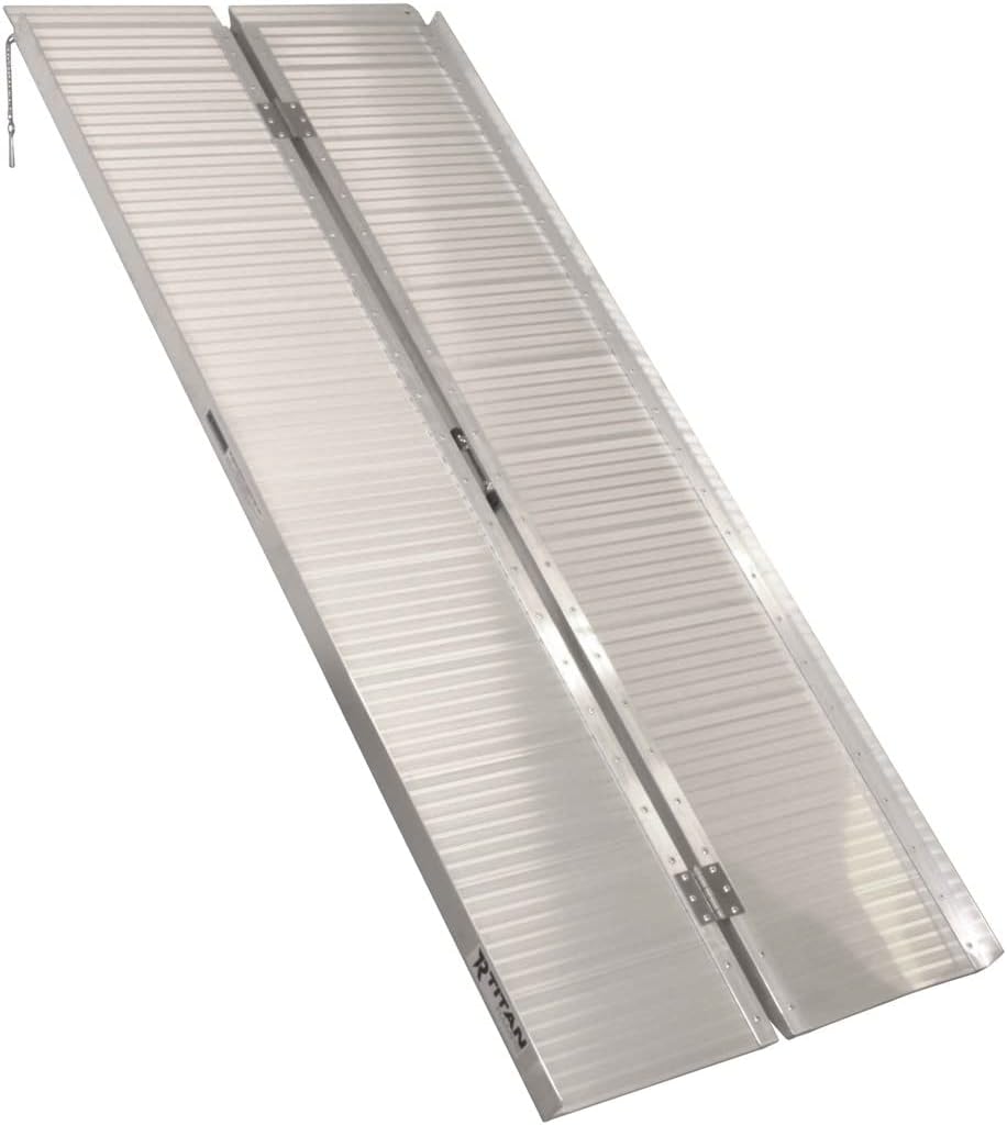 Foldable Aluminum Loading Ramp 5' 600 lb. Capacity C545