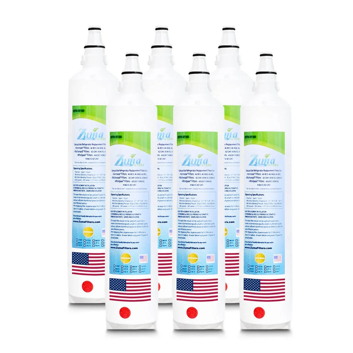6 Pack Water Filters M4320
