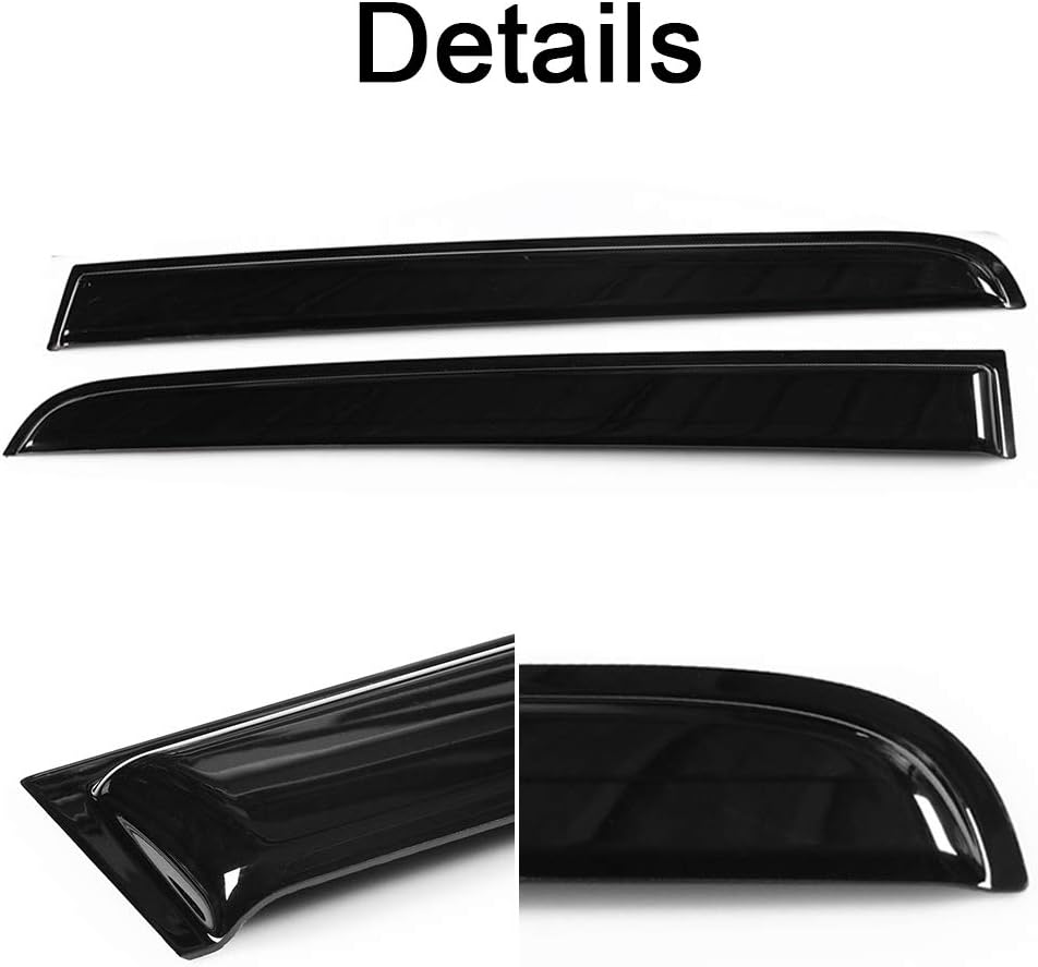 Rain Guards Vent Visors Side Window Deflectors 4-Piece Set J342