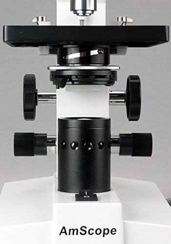 White Binocular Biological Microscope 40X-2500X with Slide Preparation Kit L5002