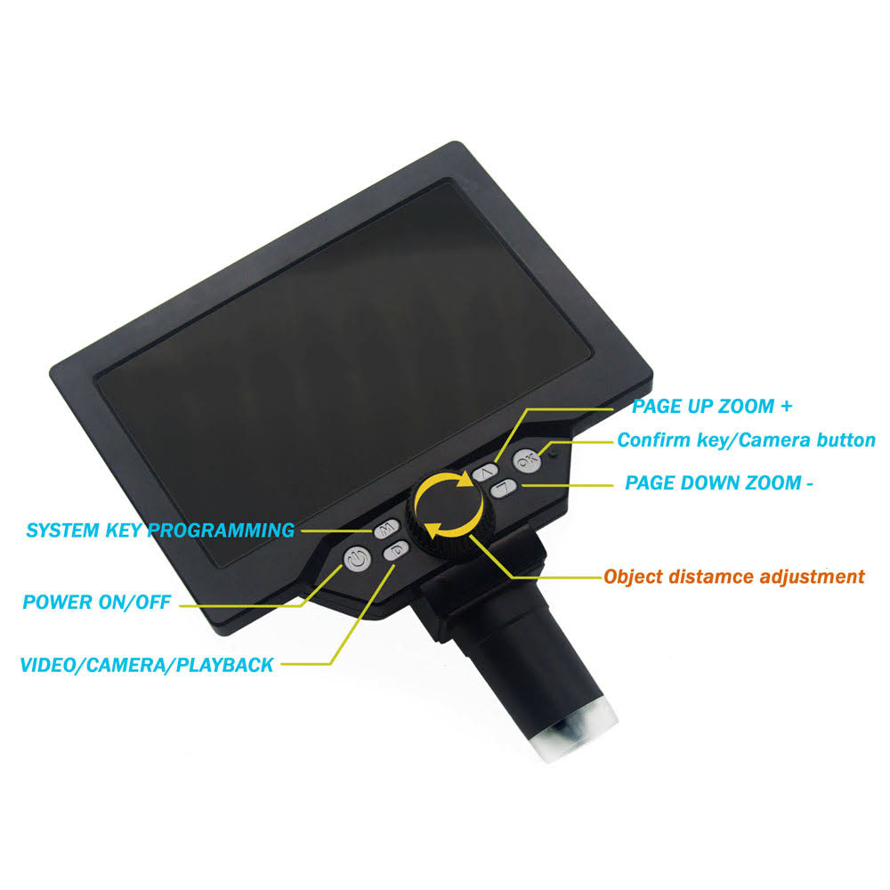 Digital Microscope with 7 inch LCD Display C835
