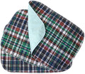 Plaid Small Washable Chair Pad Bed Pad 17x24 P5011