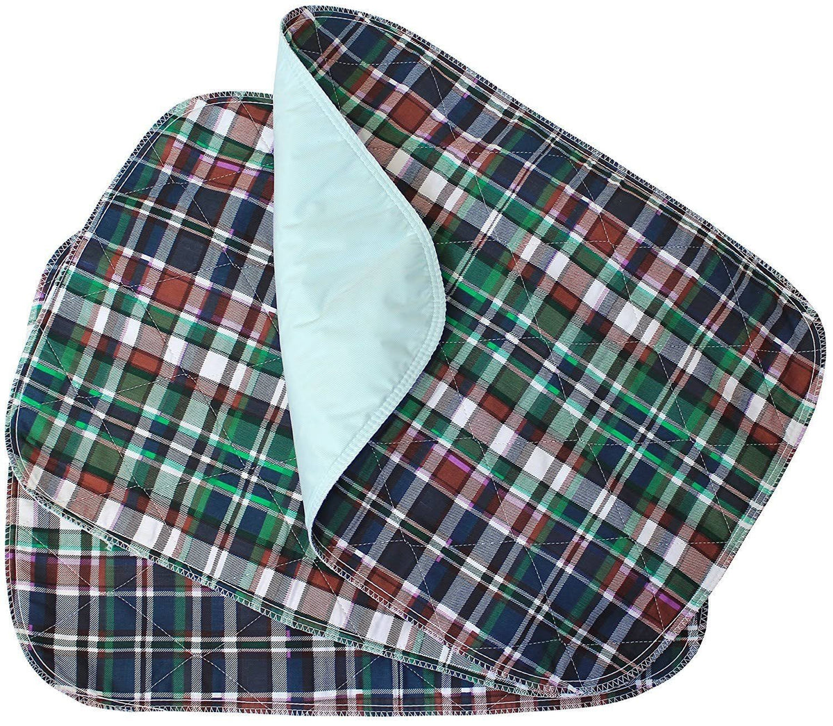 Plaid Small Washable Chair Pad Bed Pad 17x24 P5011
