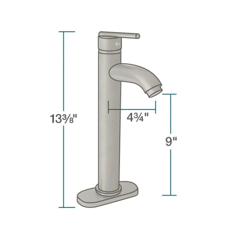 Composite Square Vessel Bathroom Sink with Faucet Q633