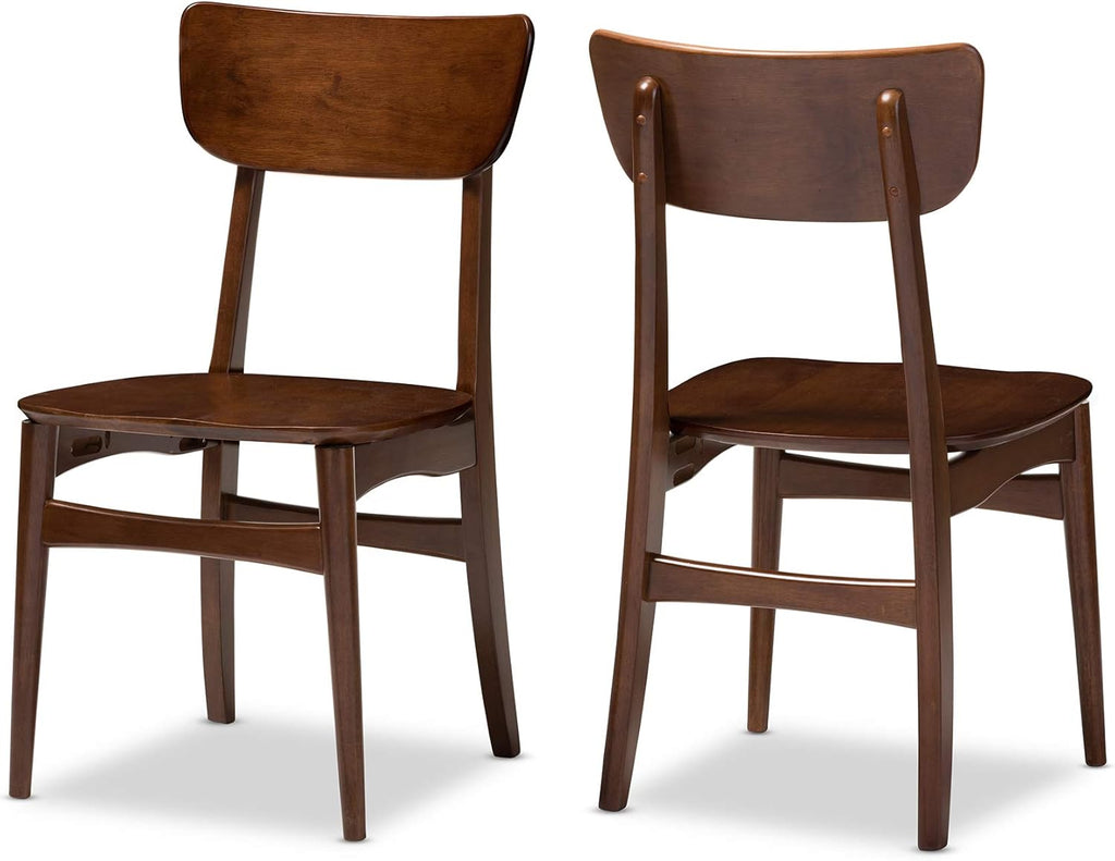 Set of 2 Dark Walnut Bentwood Dining Side Chairs T154506