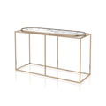 White Marble Sofa Table L942835