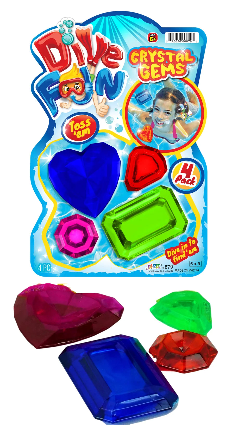 Diving Gems Dive Crystals Swimming Pool Dive Toys Sinker for Kids X42499