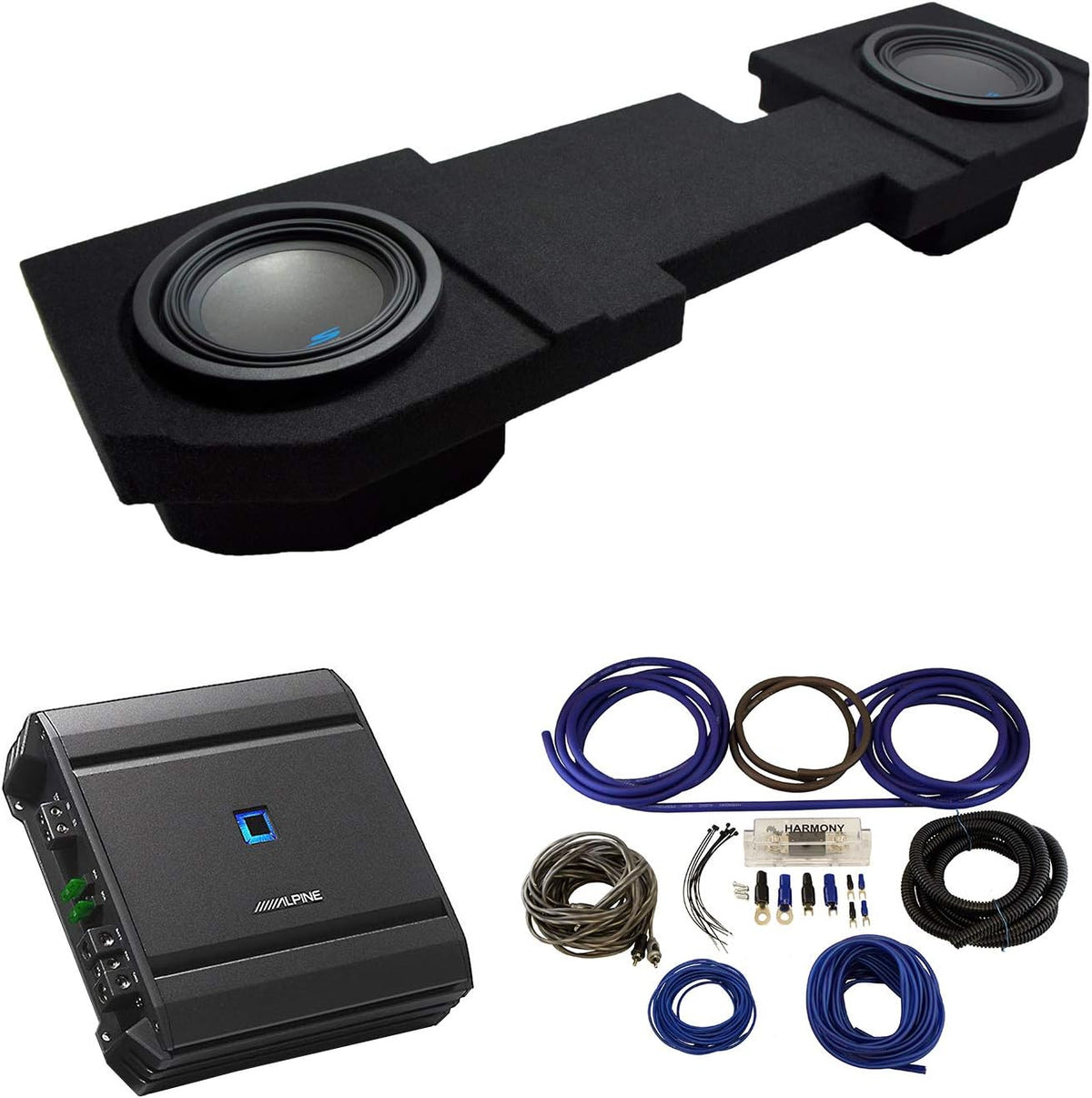 Dodge Ram Truck Dual 12" Sub Box Enclosure Package C823