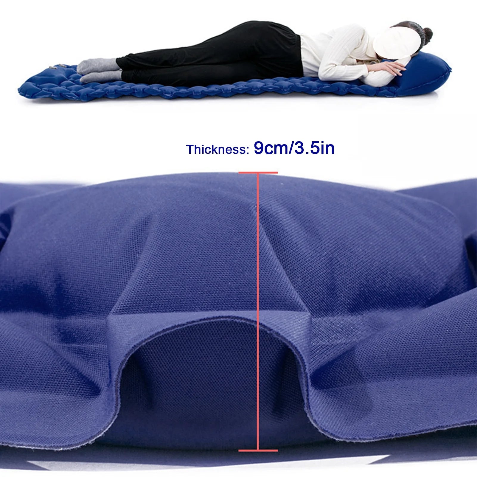 2 Person Waterproof Camping Mat with Air Pillow B47059